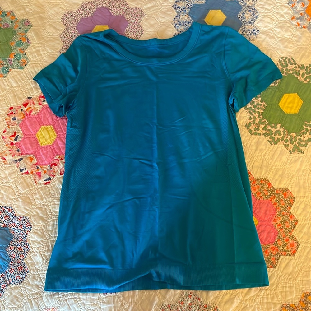 Lululemon Blue Workout Top
